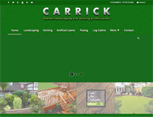 Tablet Screenshot of carricklandscapes.com